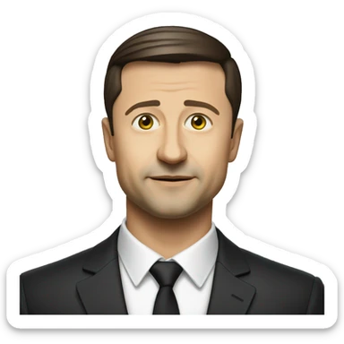 Volodymyr Zelensky sticker