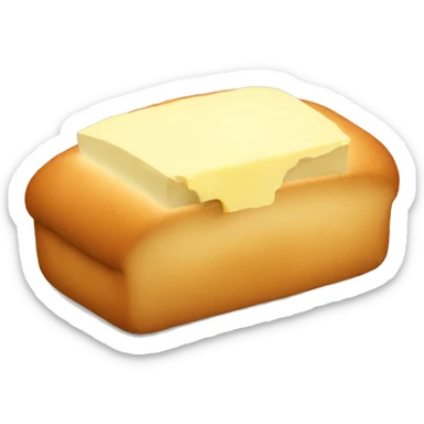 bread with butter sticker