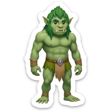 Troll full body sticker