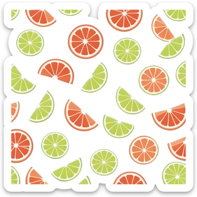 Clean, crisp, 8k hd, dpi 300, playful seamless pattern print in colors of  Cerulean, Lime, Coral, with a pale gray background  sticker
