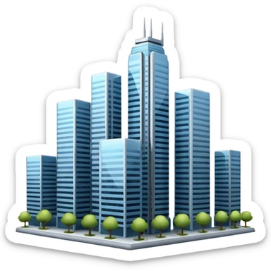 city building emoji sticker