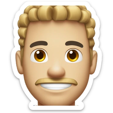 very light skin with freckles guy almost pale with 2 strand black twitsts yelling with basketball jersey and diamond chain on with dread that are long to his shoulders.  goatee and mustache. no beard or side burns. black hair and lack facial hair. old school Mario style pixelated sticker