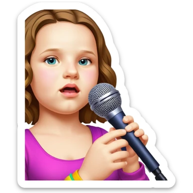 Colorful Singer sticker