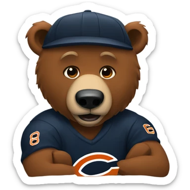 Chicago bear sticker
