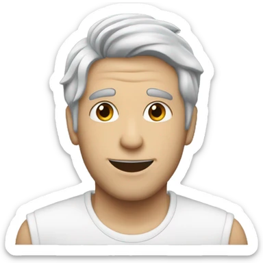 matt cornett actor black hair white guy sticker