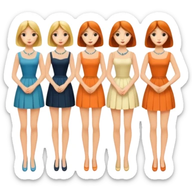  Les Demoiselles d’Avignon painting frame sticker