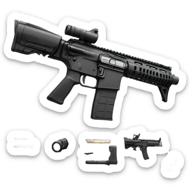 COD MW2 Advanced Combat Rifle sticker