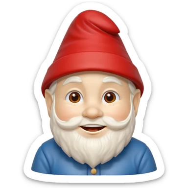 garden gnome sticker