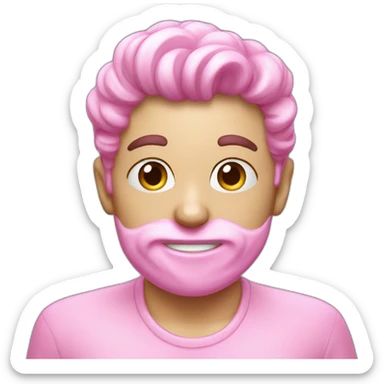 pink soap realistic sticker