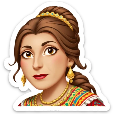 Folkloric Dancer sticker