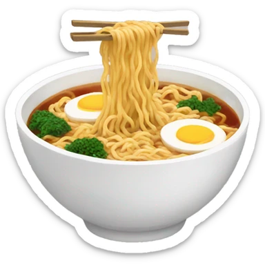 Ramen sticker