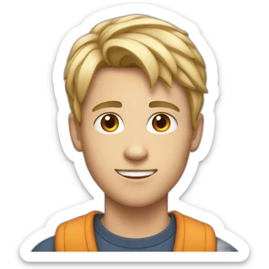 19 year old, white boy sticker