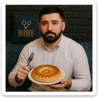 birinchidagi odamni yuziga 2 rasmdagi odamga uxshatib chizib bergin xuddu shunday non yen utirganini sticker