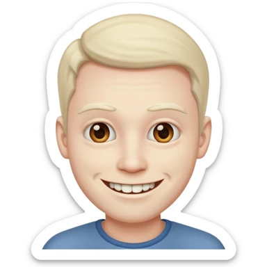 smile creepy mna sticker