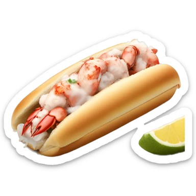 Cold lobster roll sticker