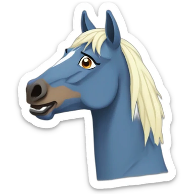 bojack horseman the horse sticker