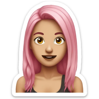 Hell rosa Herz sticker