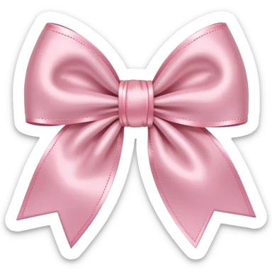 бантик нежно-розовый sticker