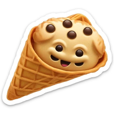 Taiyaki ice cream sticker