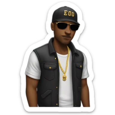 gangsta life sticker