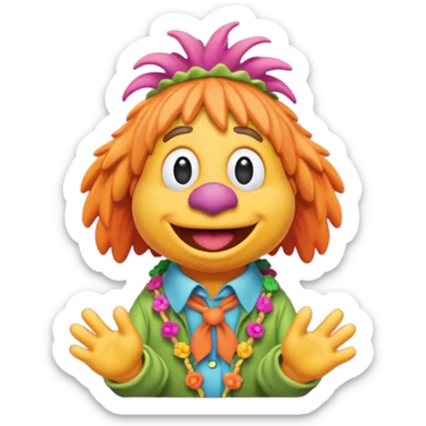 Fraggle rock  sticker