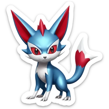 Shiny Exotic Bisharp-Sneasel-Weavile-Zangoose-Scizor-Hybrid-Creature sticker