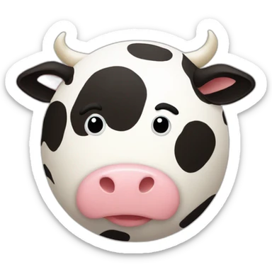 Cowball sticker
