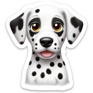 Dalmatian puppy   sticker
