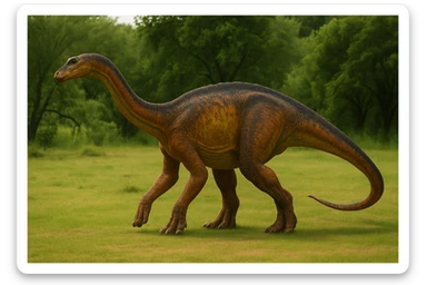 Brontosaurus sticker