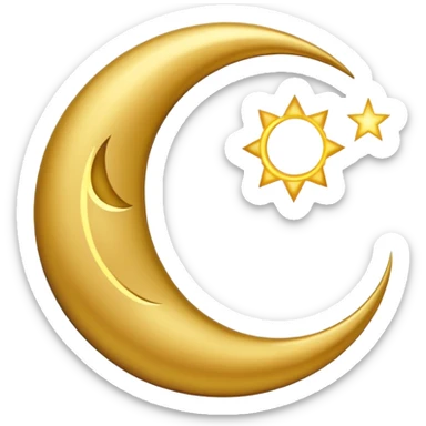 islam moon sticker