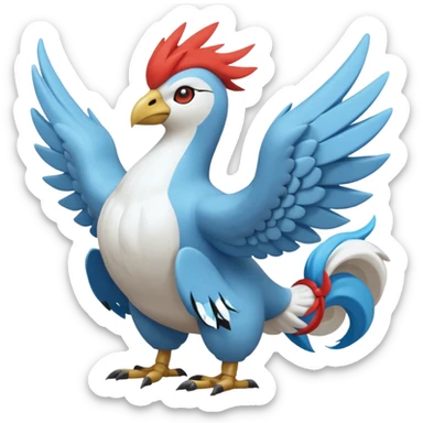 Coalossal-Altaria-Chatot-Blaziken-Pokémon, full body sticker