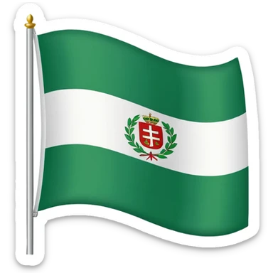La bandera de Andalucía  sticker