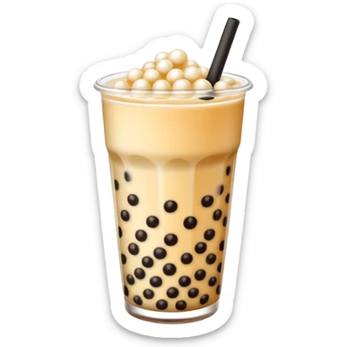 Boba tea sticker