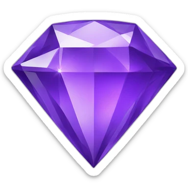 Diamant violet sticker
