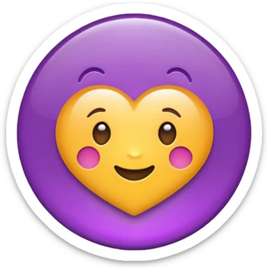 Feed icon color purple sticker