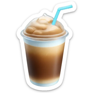 Iced coffee sticker