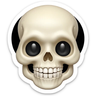😜+💀 sticker