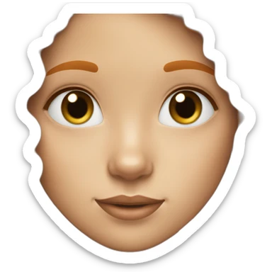 ginger-girl-with-brown-eyes-wearing-teal-and-her-black-labrador sticker