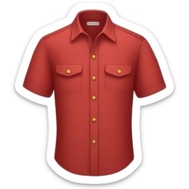 red shirt sticker
