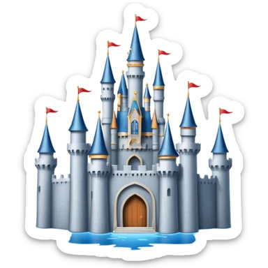 castillo de disney sticker