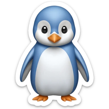 Pinguino con pijama sticker
