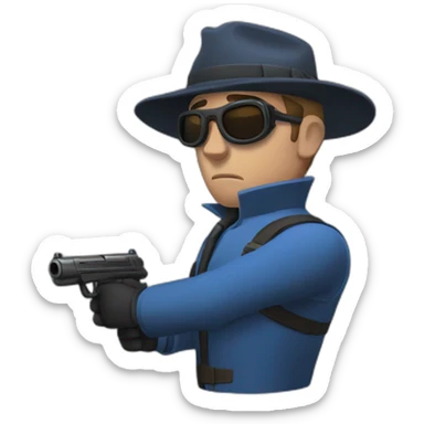 tf2-spy-blue-boring sticker