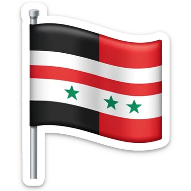 Syria flag  sticker