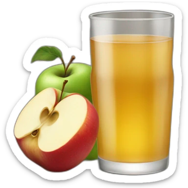 apple juice sticker