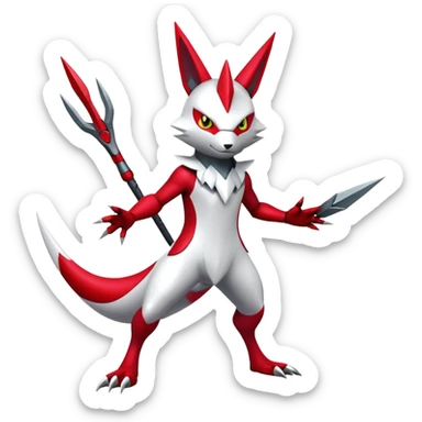 Shiny Exotic Bisharp-Zangoose-Scizor-Hybrid-Creature sticker