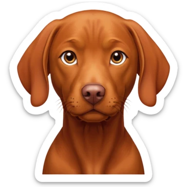 vizsla sticker