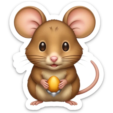 Meadow mouse sticker