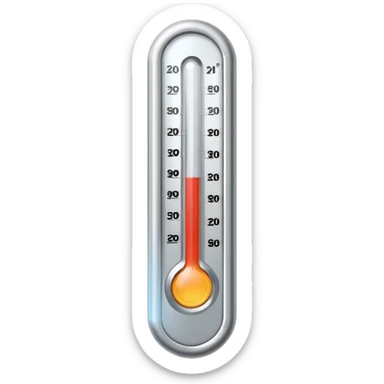 digital thermometer sticker