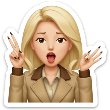 Slay girl emoji💅🥱böyle yap kızı yapma sticker