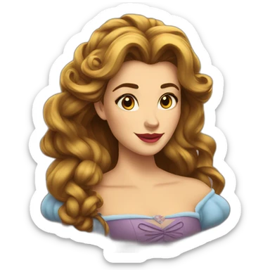 , belle et la bête sticker